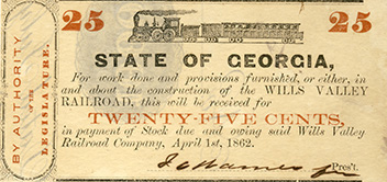 $0.25 G-1499 Wills Valley RR